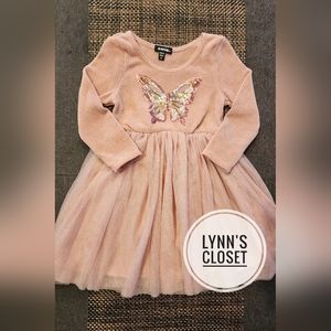 Cute Butterfly Spring Dress for Toddler Girls